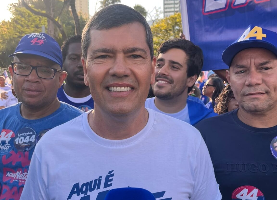“A Onda Azul está nas ruas”, garante Cláudio Tinoco ao projetar vantagem de ACM Neto em Salvador