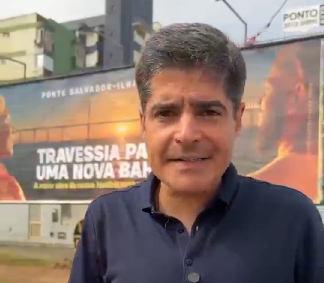 ACM Neto critica nova propaganda do governo Jerônimo sobre Ponte Salvador-Itaparica: “Tentativa de enganar o povo
