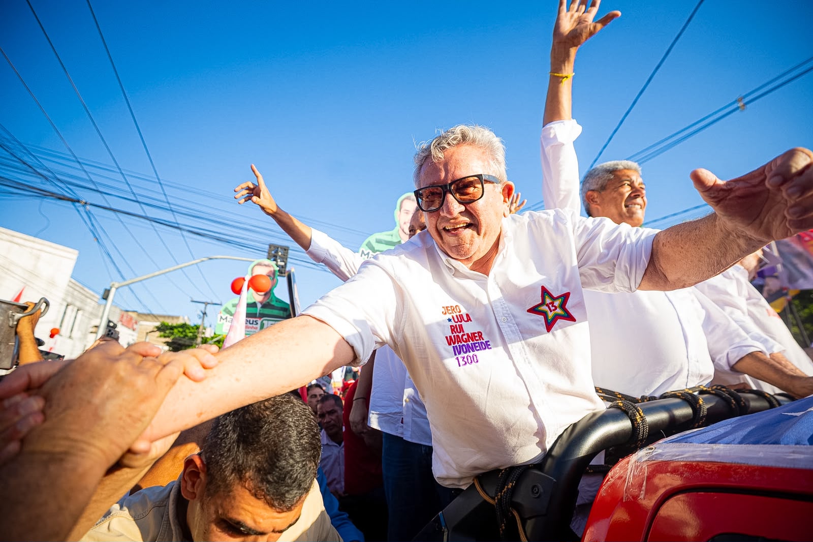 "Camaçari tem lado, e é o lado do Time de Lula", dispara Luiz Caetano