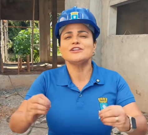 "Cuidar da saúde também é cuidar de gente", afirma Débora Régis ao vistoriar obras do Posto de Saúde do Jambeiro