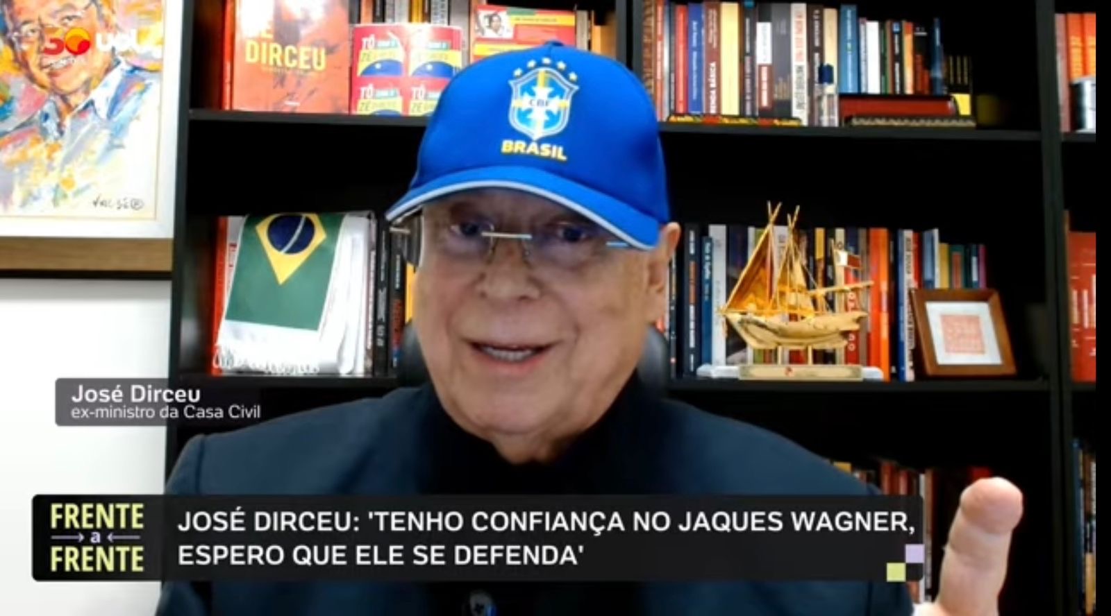 Dirceu defende Wagner e afirma que senador tem “trajetória que nunca foi posta em dúvida”