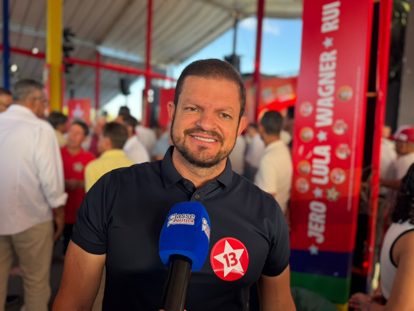 "Estamos trabalhando para que nós cheguemos acima de 4 milhões de votos de frente aqui na Bahia", afirma Quinho sobre votação de Lula no 2º turno no estado