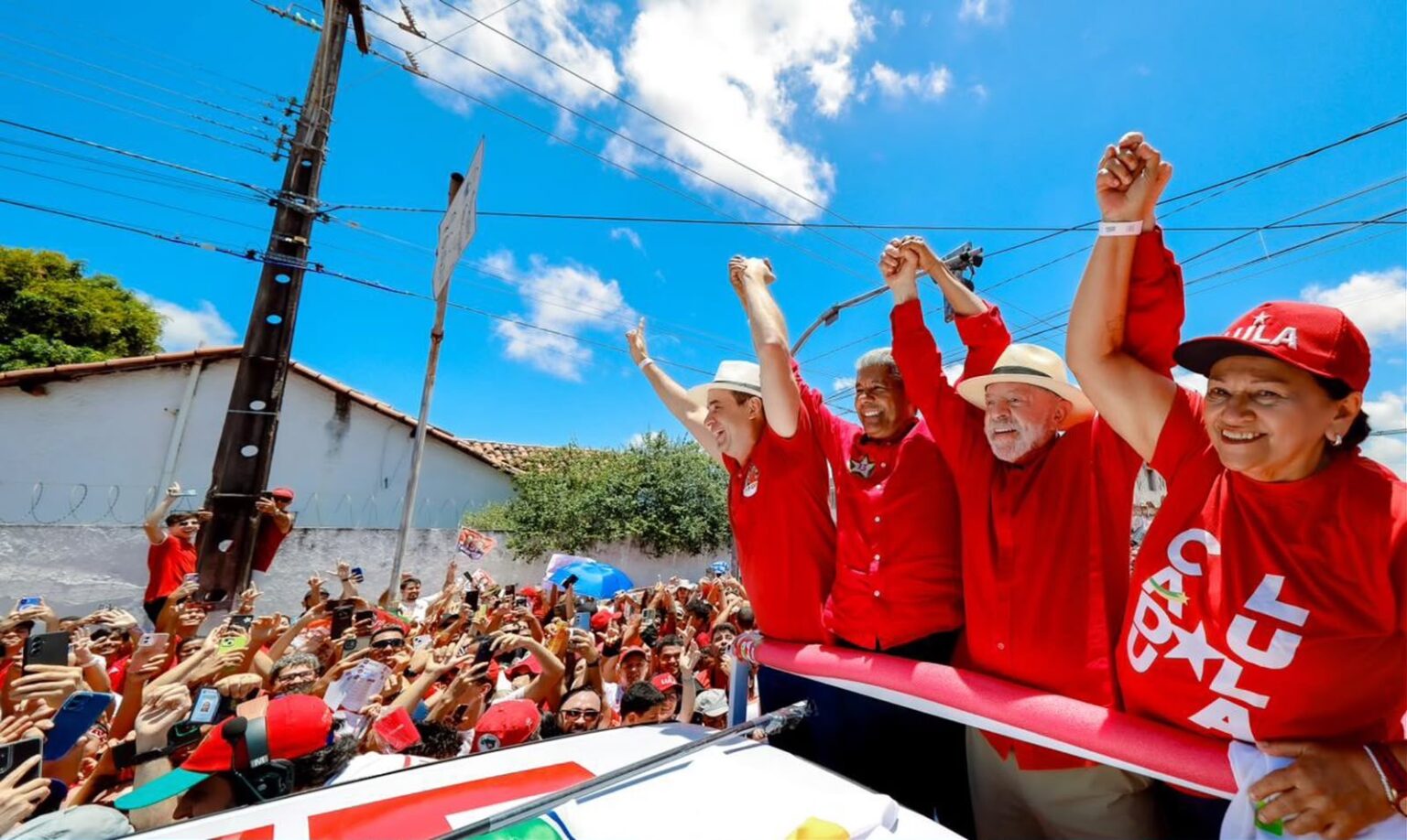 Jerônimo participa de ato com Lula em Natal para impulsionar candidaturas no segundo turno