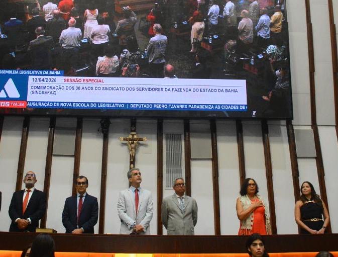 Sessão especial na ALBA celebra 30 anos de atuação do Sindsefaz