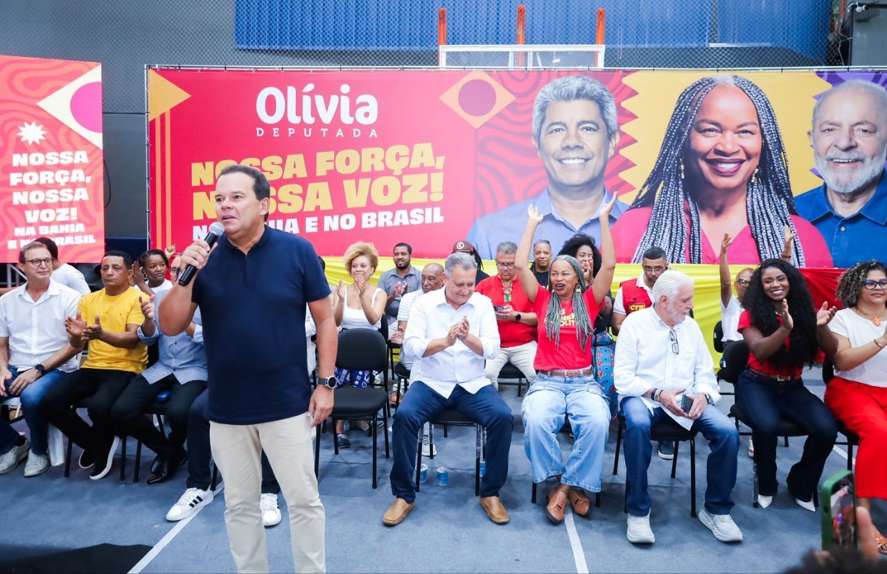 Vice-governador Geraldinho destaca pré-candidatura de Olívia Santana e defende bancada forte na Câmara Federal