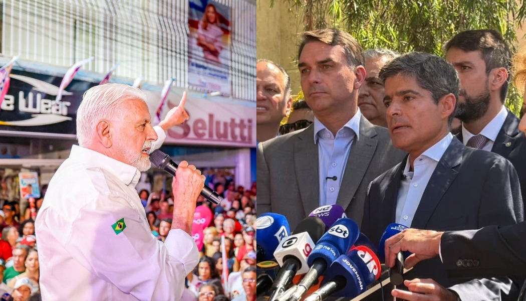 Wagner critica apoio de ACM Neto a Flávio Bolsonaro: “Prefere abraçar aquele que não vai tratar bem a Bahia”